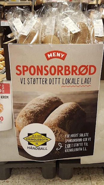 Sponsorbrødet, Meny Midtun